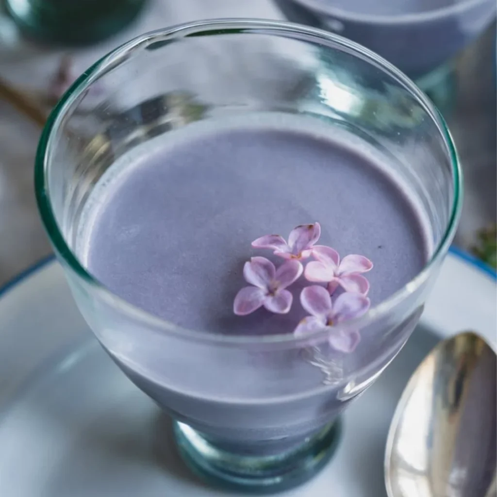 Best Ube Panna Cotta is available at Co May Bistro